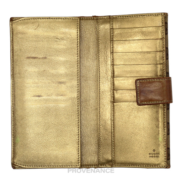 🔴 Gucci Long Wallet - GG Supreme Bronze - Picture 5 of 8